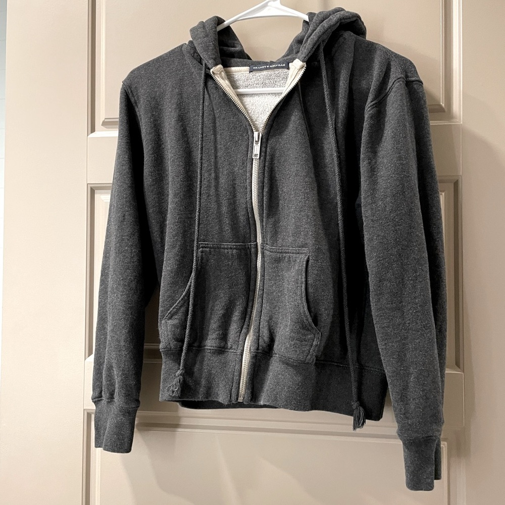 Brandy Melville Christy Hoodie in Charcoal